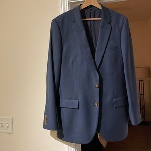 J. Crew/ Ludlow Blue Suit Size 42L